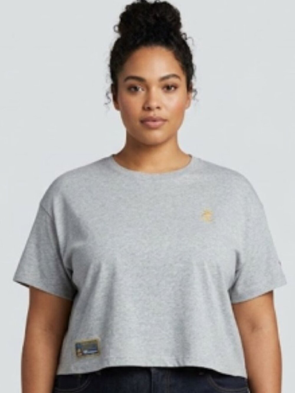 Champion Women's Gray Logo T-Shirt XXL Plus Size Premium Sportswear Tee NWT - Picture 2 of 8